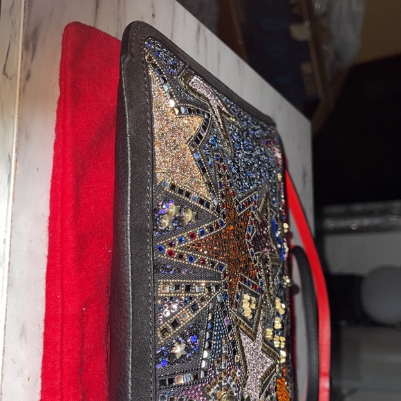 🍎SOLD🍎100% Christain Louboutin clutch with sparkles gorgeous pristine condition. - Picture 6 of 10